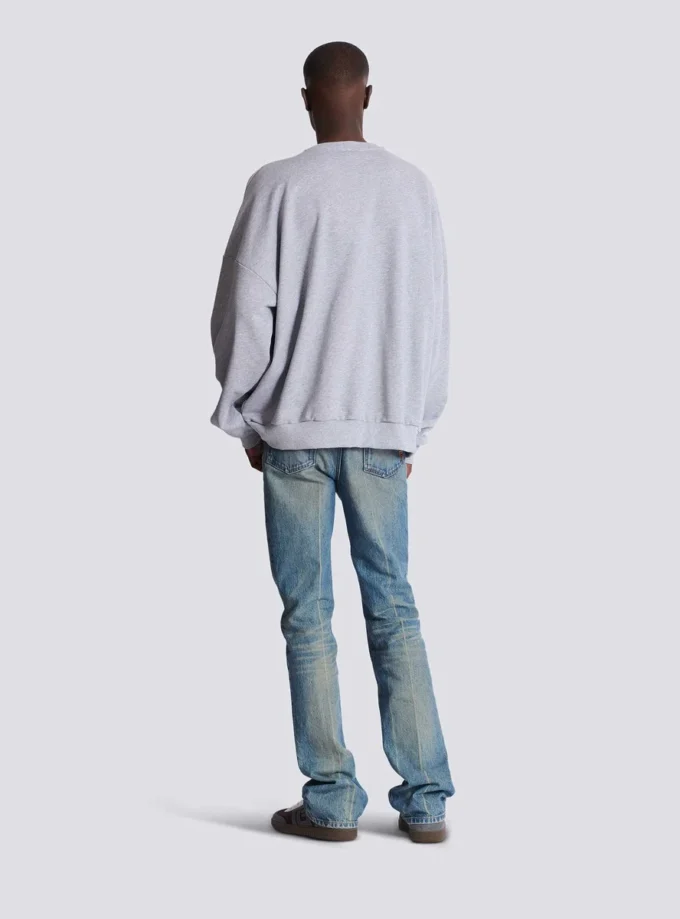 Bedrucktes Baumwoll-Sweatshirt Bedrucktes Baumwoll-Sweatshirt
