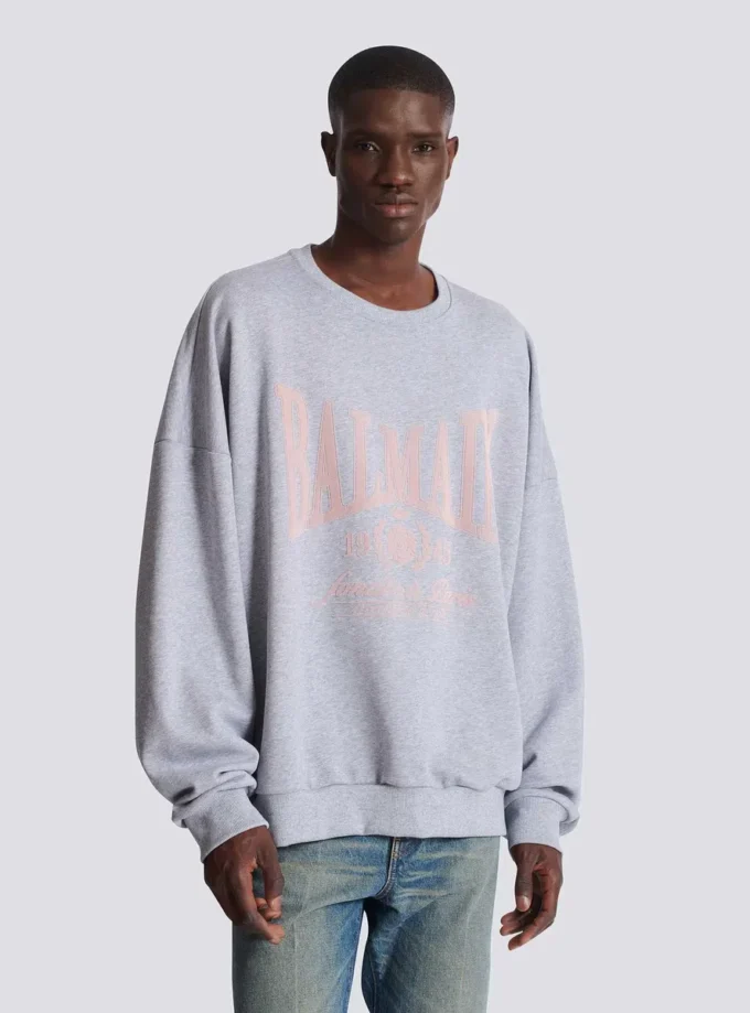 Bedrucktes Baumwoll-Sweatshirt Bedrucktes Baumwoll-Sweatshirt