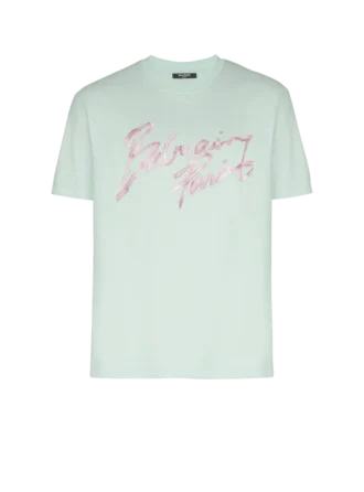 Bedrucktes Baumwoll-T-Shirt