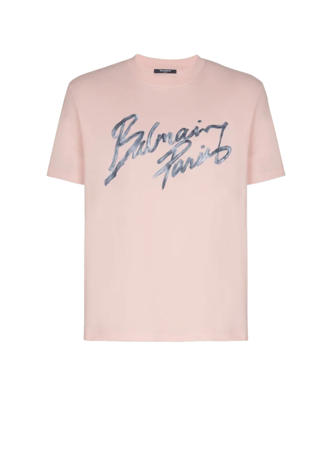 Bedrucktes Baumwoll-T-Shirt Bedrucktes Baumwoll-T-Shirt