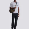 Bedrucktes Baumwoll-T-Shirt Bedrucktes Baumwoll-T-Shirt