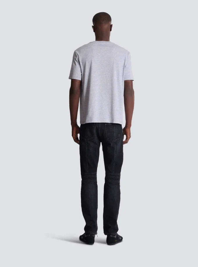 Bedrucktes Baumwoll-T-Shirt Bedrucktes Baumwoll-T-Shirt