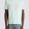 Bedrucktes Baumwoll-T-Shirt Bedrucktes Baumwoll-T-Shirt