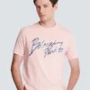 Bedrucktes Baumwoll-T-Shirt Bedrucktes Baumwoll-T-Shirt