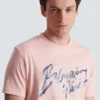 Bedrucktes Baumwoll-T-Shirt Bedrucktes Baumwoll-T-Shirt