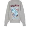 Bedrucktes Fleece-Sweatshirt Bedrucktes Fleece-Sweatshirt
