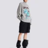 Bedrucktes Fleece-Sweatshirt Bedrucktes Fleece-Sweatshirt