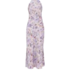 Bedrucktes Kleid mit Mohnblumenmuster