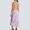 Bedrucktes Kleid mit Mohnblumenmuster