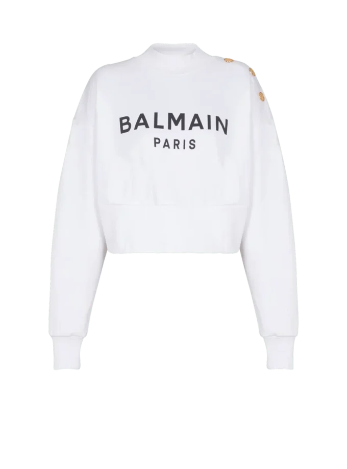 Bedrucktes Sweatshirt von Balmain Paris Bedrucktes Sweatshirt von Balmain Paris