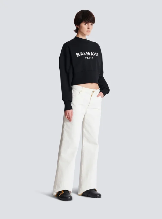 Bedrucktes Sweatshirt von Balmain Paris Bedrucktes Sweatshirt von Balmain Paris