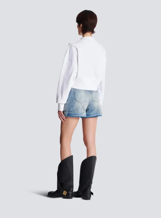 Bedrucktes Sweatshirt von Balmain Paris Bedrucktes Sweatshirt von Balmain Paris