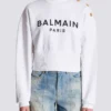 Bedrucktes Sweatshirt von Balmain Paris Bedrucktes Sweatshirt von Balmain Paris