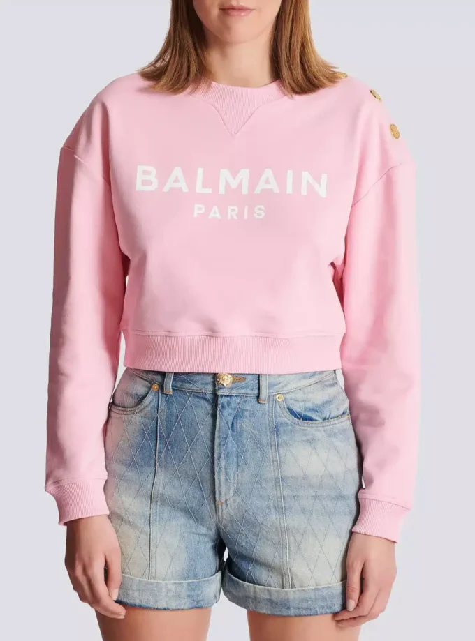 Bedrucktes Sweatshirt von Balmain Paris Bedrucktes Sweatshirt von Balmain Paris