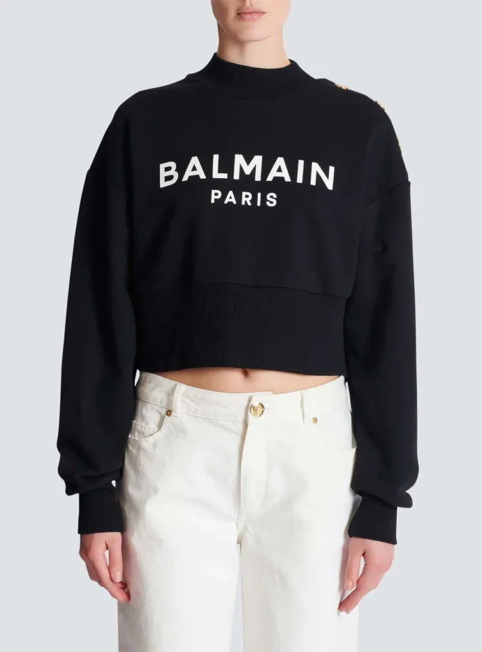 Bedrucktes Sweatshirt von Balmain Paris Bedrucktes Sweatshirt von Balmain Paris
