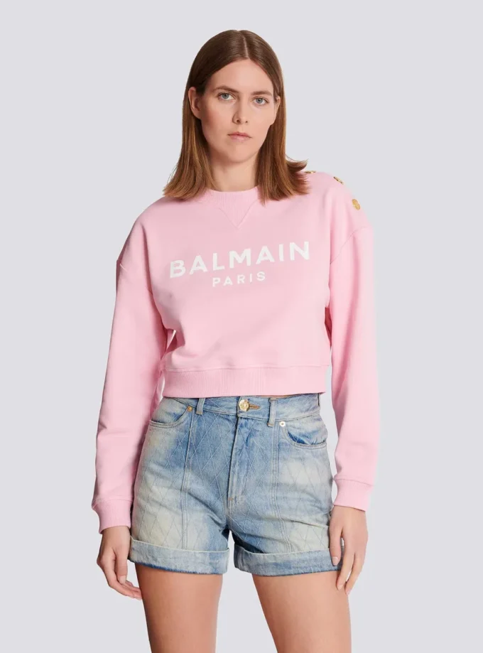 Bedrucktes Sweatshirt von Balmain Paris Bedrucktes Sweatshirt von Balmain Paris