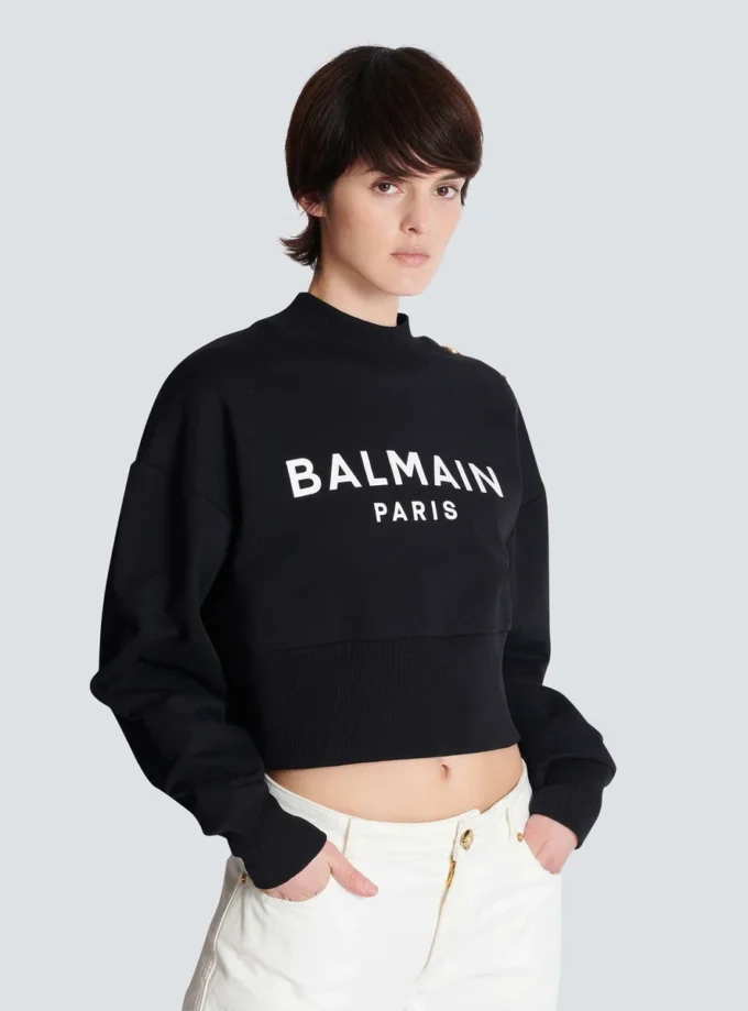 Bedrucktes Sweatshirt von Balmain Paris Bedrucktes Sweatshirt von Balmain Paris
