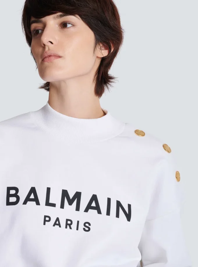 Bedrucktes Sweatshirt von Balmain Paris Bedrucktes Sweatshirt von Balmain Paris