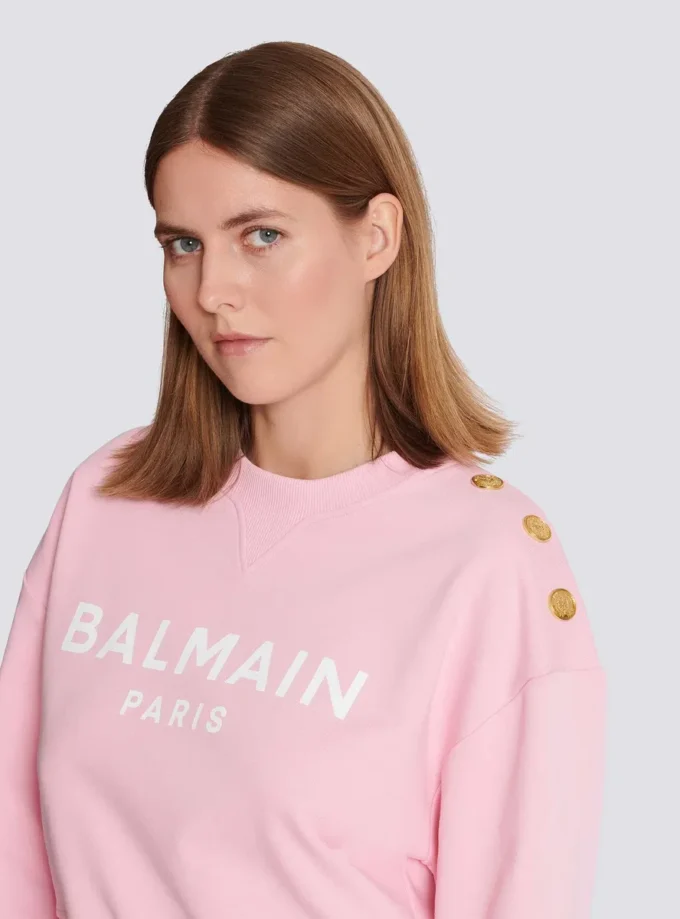 Bedrucktes Sweatshirt von Balmain Paris Bedrucktes Sweatshirt von Balmain Paris
