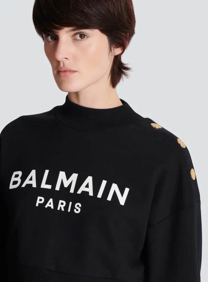 Bedrucktes Sweatshirt von Balmain Paris Bedrucktes Sweatshirt von Balmain Paris