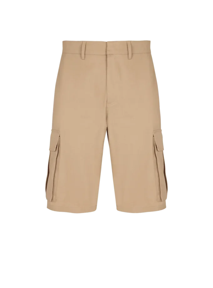 Bermudashorts aus Baumwoll-Canvas Bermudashorts aus Baumwoll-Canvas