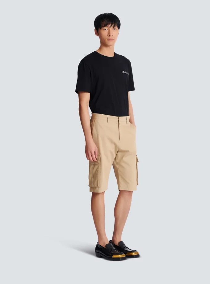 Bermudashorts aus Baumwoll-Canvas Bermudashorts aus Baumwoll-Canvas