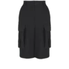 Bermudashorts aus Grain-de-Poudre-Wolle
