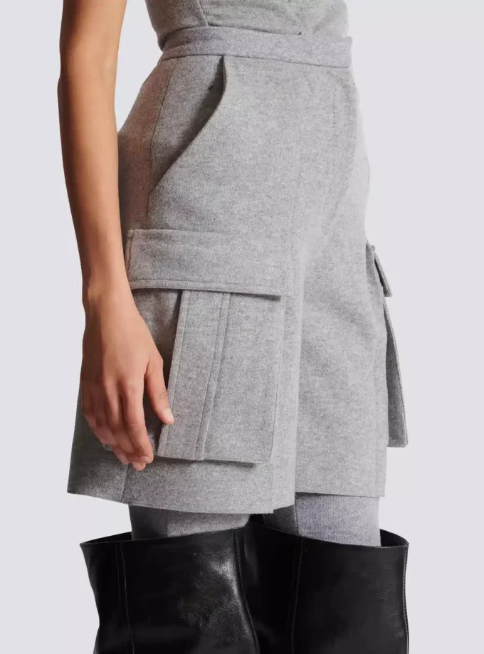 Bermudashorts aus Wolle