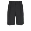 Bermudashorts aus Wolle mit Abnähern Bermudashorts aus Wolle mit Abnähern