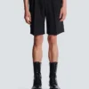 Bermudashorts aus Wolle mit Abnähern Bermudashorts aus Wolle mit Abnähern