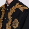Bestickte Bomberjacke aus Cupro Bestickte Bomberjacke aus Cupro
