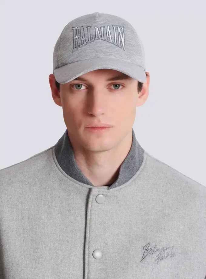 Bestickte Jersey-Kappe