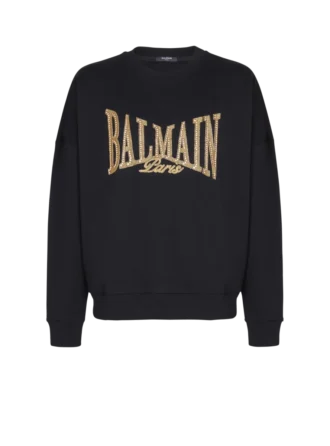 Besticktes Balmain College Sweatshirt