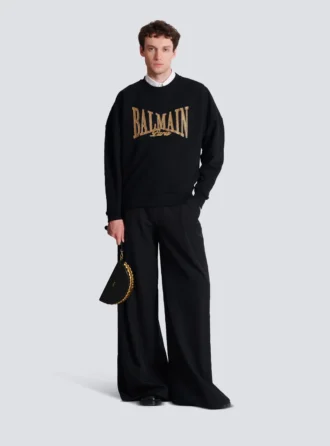 Besticktes Balmain College Sweatshirt