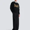 Besticktes Balmain College Sweatshirt Besticktes Balmain College Sweatshirt