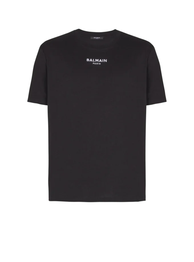Besticktes Balmain Paris T-Shirt Besticktes Balmain Paris T-Shirt