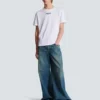 Besticktes Balmain Paris T-Shirt Besticktes Balmain Paris T-Shirt