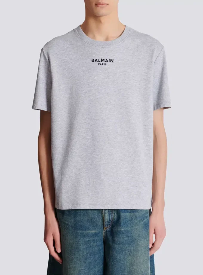 Besticktes Balmain Paris T-Shirt