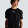 Besticktes Balmain Paris T-Shirt Besticktes Balmain Paris T-Shirt