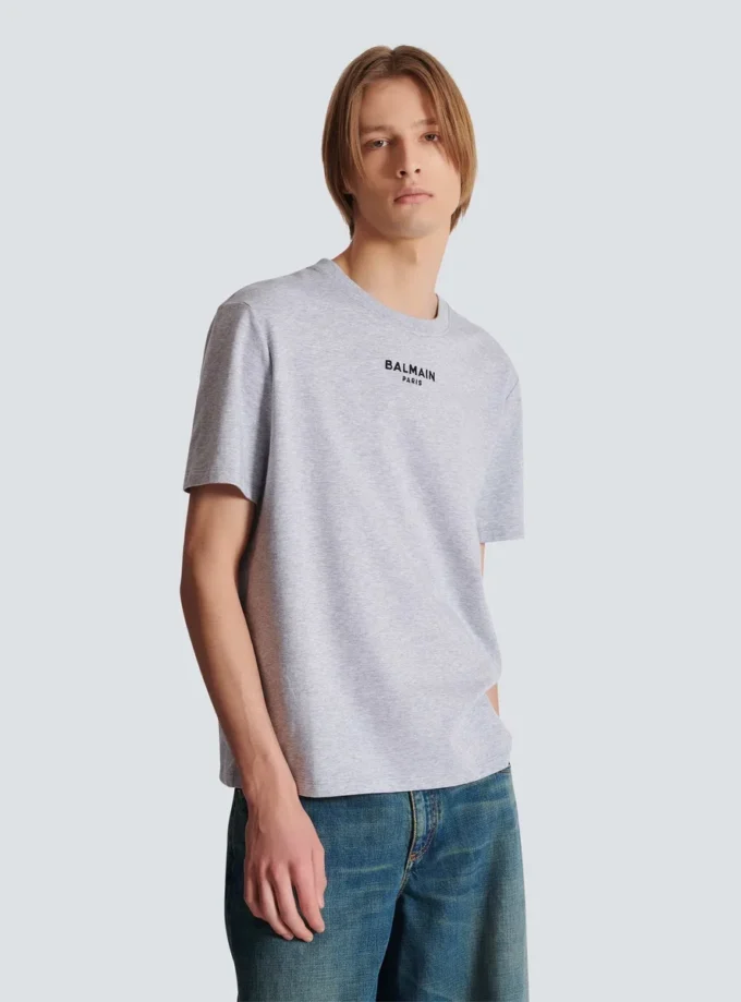 Besticktes Balmain Paris T-Shirt