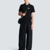 Besticktes Baumwoll-Polohemd Besticktes Baumwoll-Polohemd