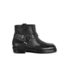 Biker-Stiefeletten aus Kalbsleder