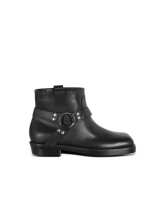 Biker-Stiefeletten aus Kalbsleder
