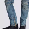 Bikerjeans aus Vintage-Denim Bikerjeans aus Vintage-Denim