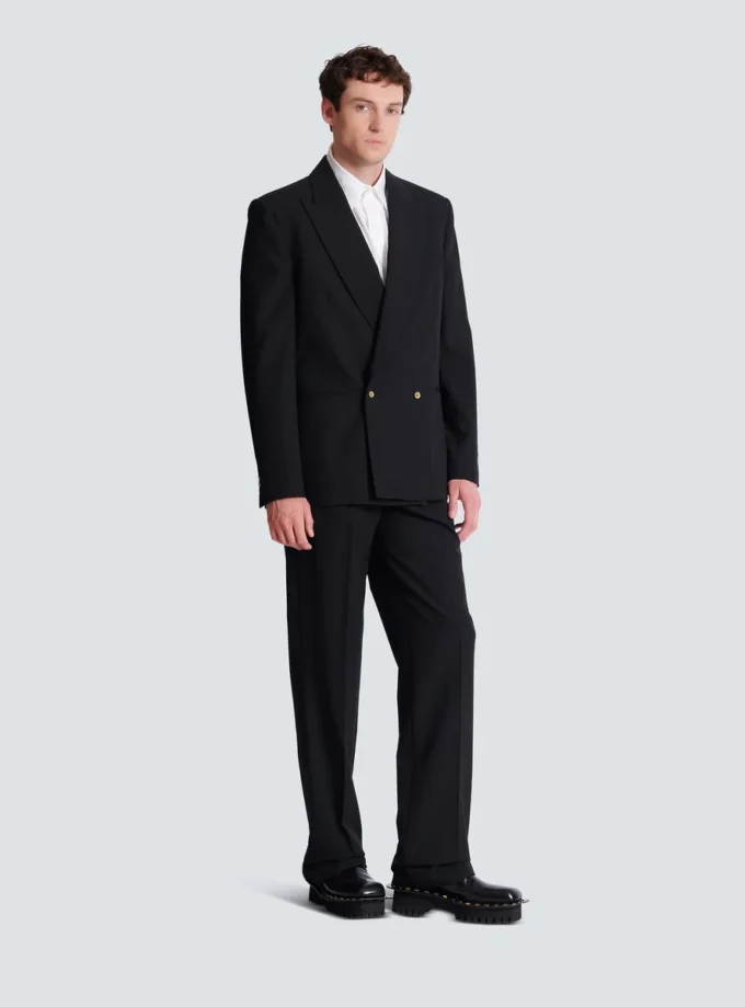 Blazer aus Wolle mit 2 Knöpfen Blazer aus Wolle mit 2 Knöpfen