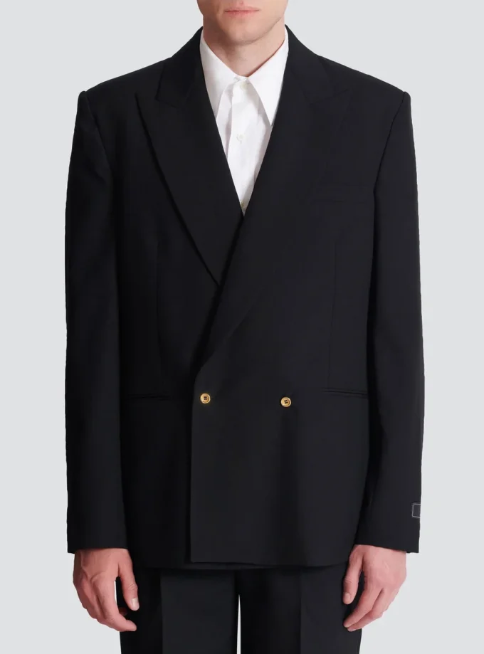Blazer aus Wolle mit 2 Knöpfen Blazer aus Wolle mit 2 Knöpfen