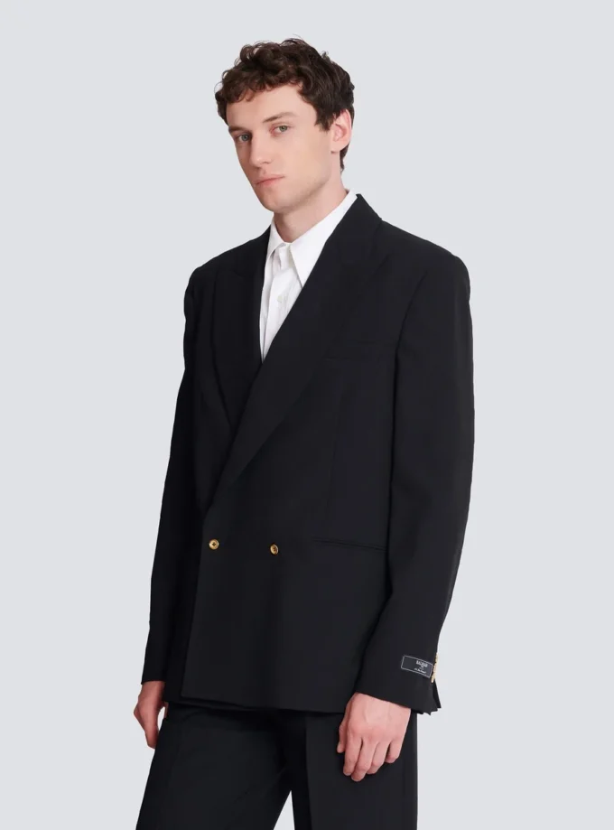 Blazer aus Wolle mit 2 Knöpfen Blazer aus Wolle mit 2 Knöpfen