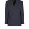 Blazer aus Wollstoff mit Nadelstreifen Blazer aus Wollstoff mit Nadelstreifen
