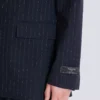 Blazer aus Wollstoff mit Nadelstreifen Blazer aus Wollstoff mit Nadelstreifen