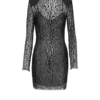Bodycon-Kleid aus Spitze mit Leopardenmuster Bodycon-Kleid aus Spitze mit Leopardenmuster
